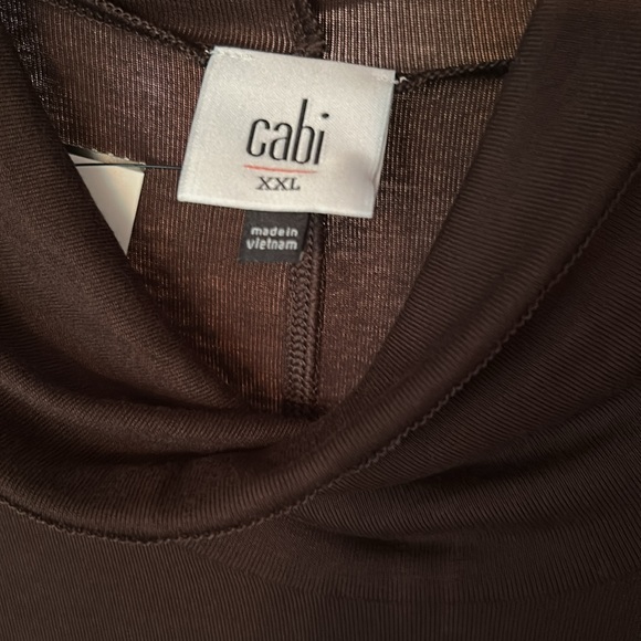 CAbi Slinky Turtleneck In Dark Chocolate Style Number 4570 - Picture 6 of 8